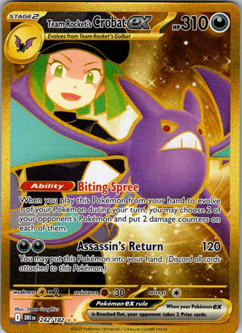 Team Rocket's Crobat ex - 242/182
