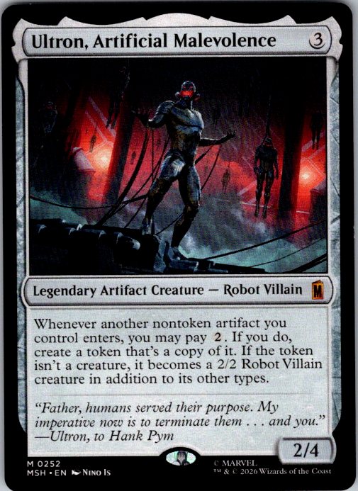 Ultron, Artificial Malevolence