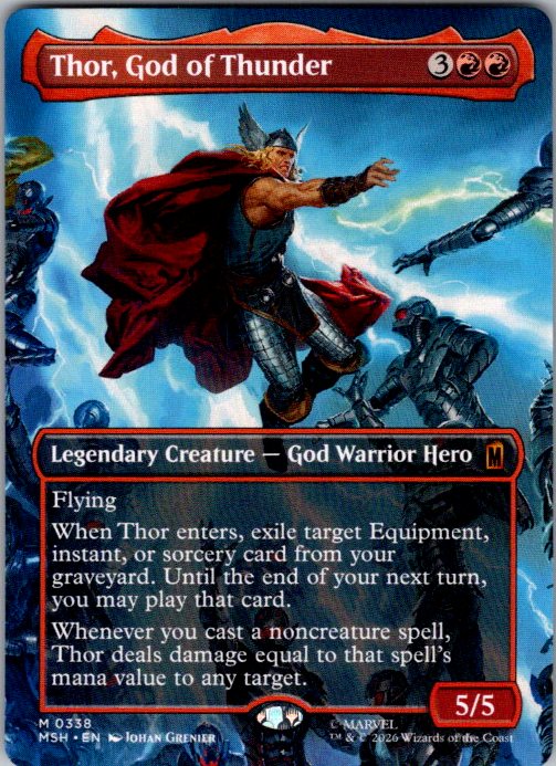 Thor, God of Thunder (Borderless) (0338)