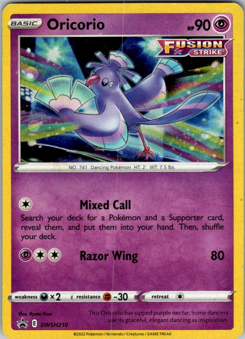 Oricorio - SWSH210