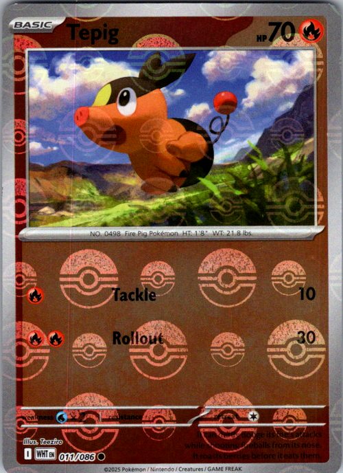 Tepig (Poke Ball Pattern)