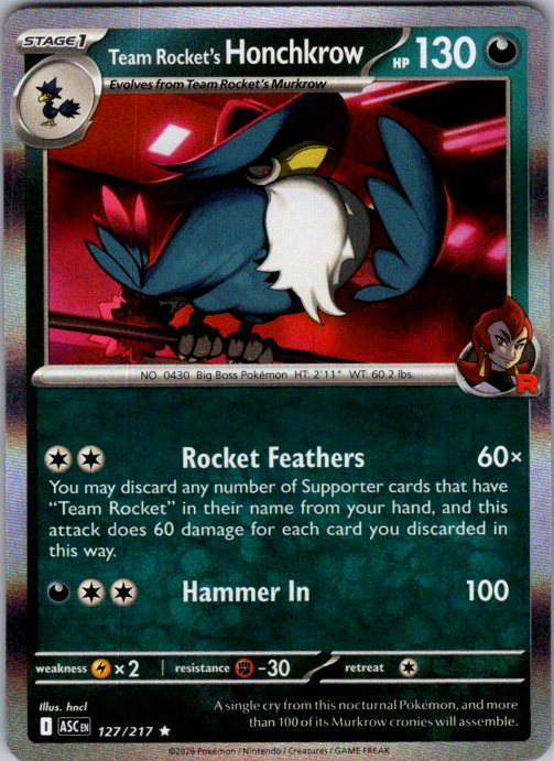 Team Rocket's Honchkrow
