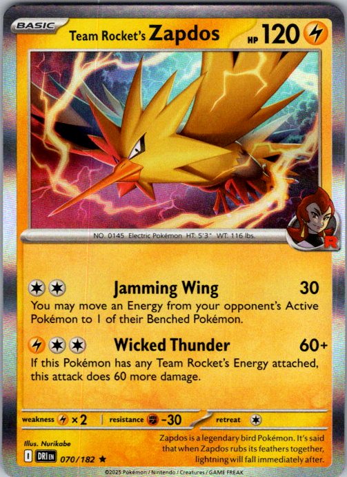 Team Rocket's Zapdos