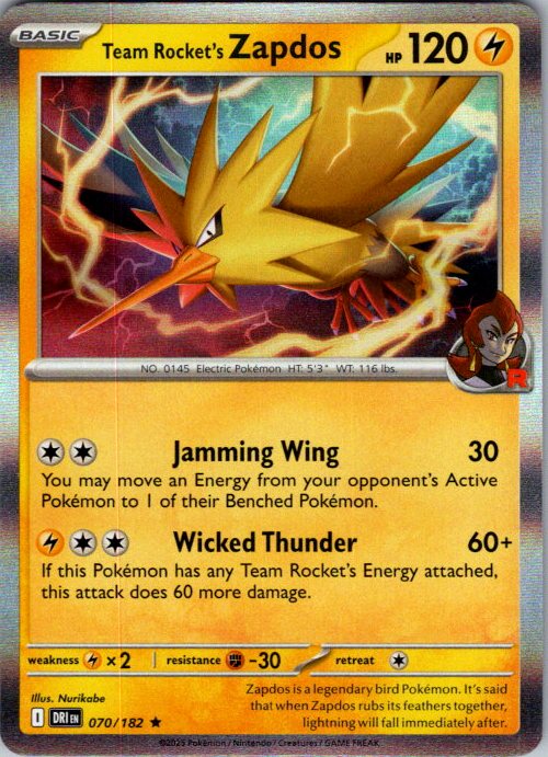 Team Rocket's Zapdos