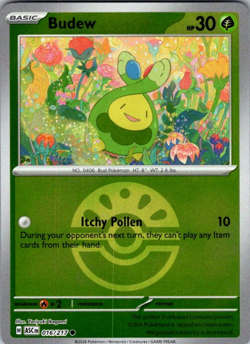 Budew - 016/217 (Friend Ball)