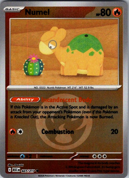 Numel - 027/217 (Energy Symbol Pattern)