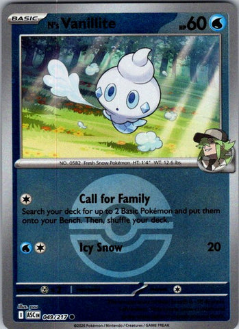 N's Vanillite (Poke Ball)