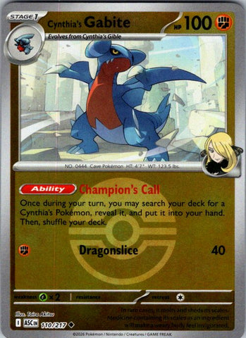 Cynthia's Gabite (Poke Ball)