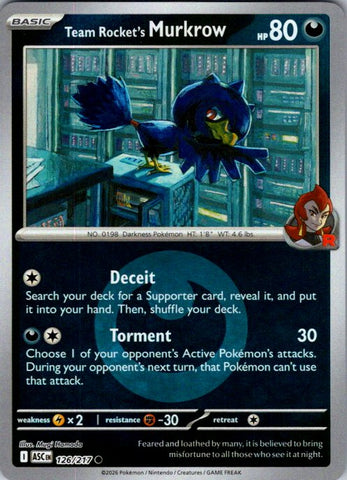 Team Rocket's Murkrow (Energy Symbol Pattern)