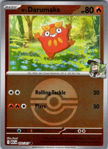 N's Darumaka (Poke Ball)