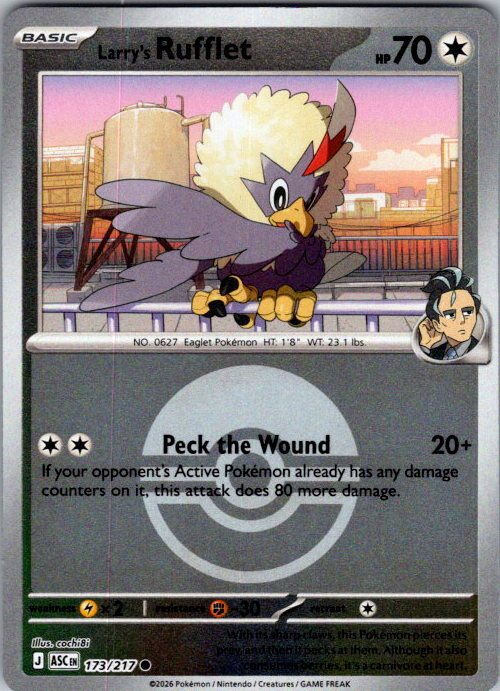 Larry's Rufflet (Poke Ball)