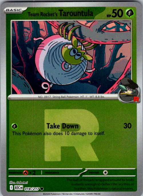 Team Rocket's Tarountula (Team Rocket)