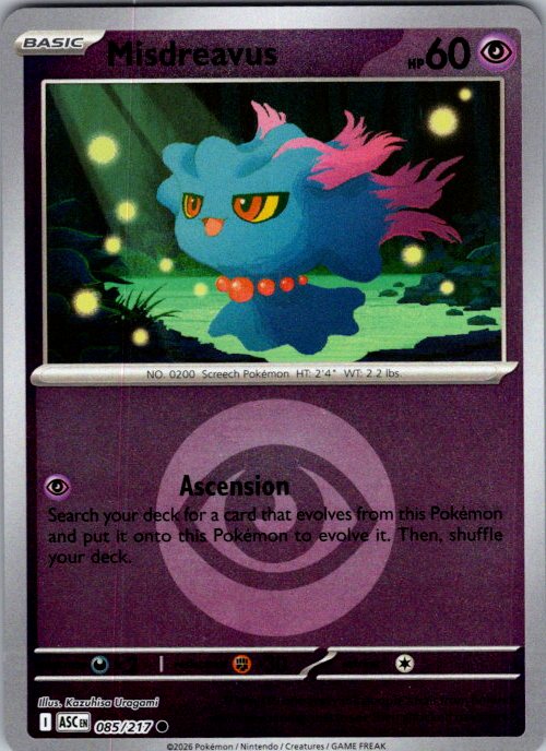 Misdreavus - 085/217 (Energy Symbol Pattern)