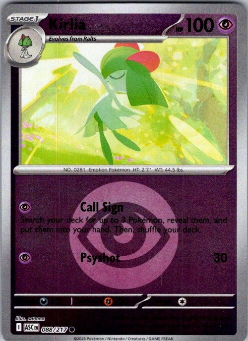Kirlia (Energy Symbol Pattern)