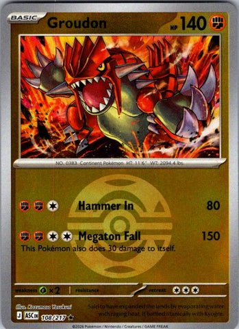 Groudon (Dusk Ball)