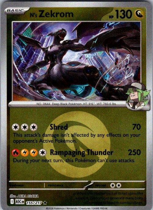 N's Zekrom (Energy Symbol Pattern)
