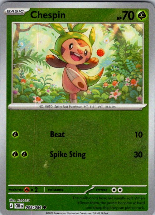 Chespin - 005/086