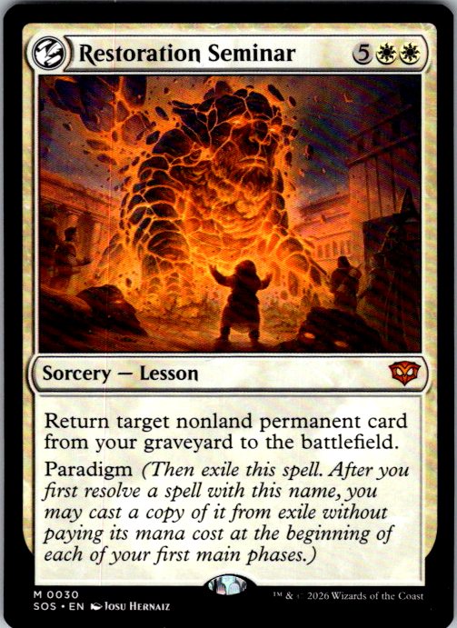 Restoration Seminar