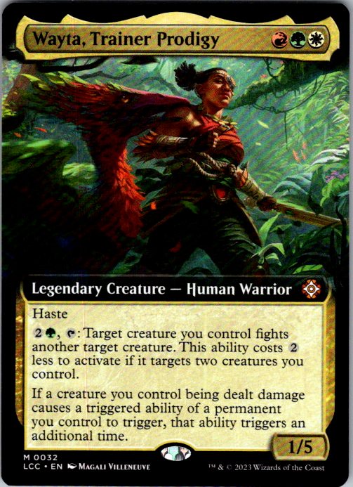 Wayta, Trainer Prodigy (Extended Art)