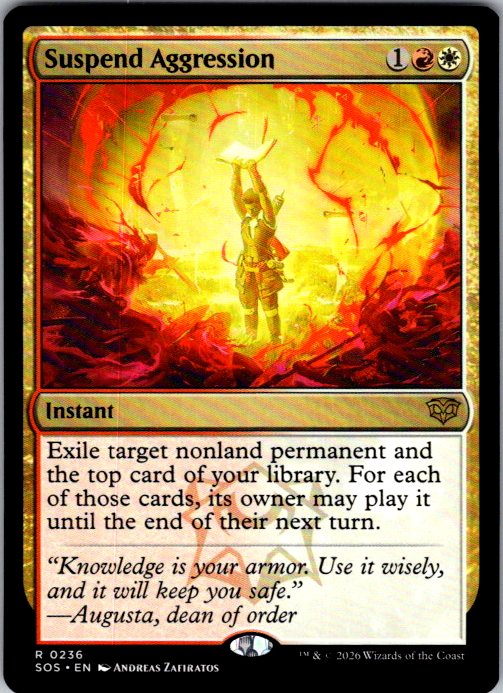 Suspend Aggression