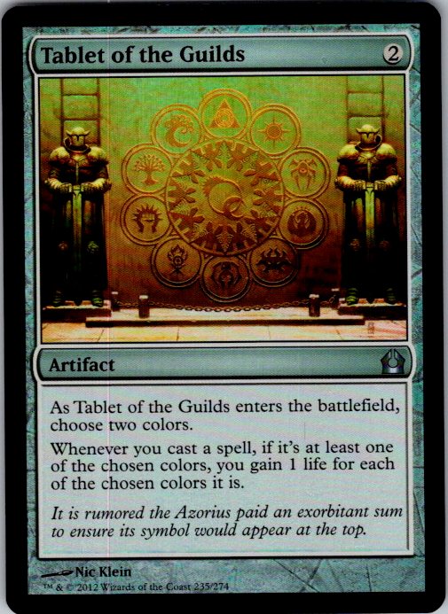 Tablet of the Guilds