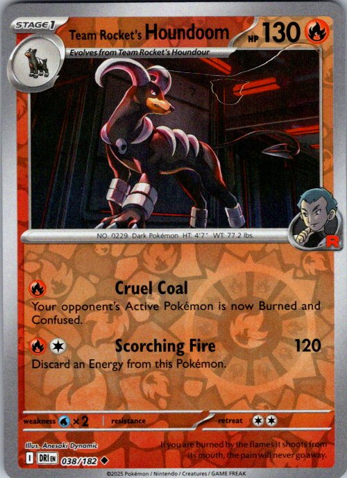 Team Rocket's Houndoom - 038/182