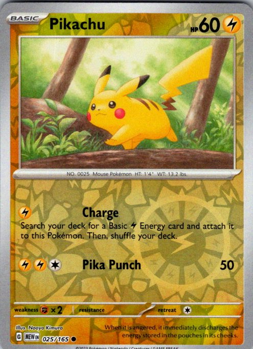 Pikachu - 025/165