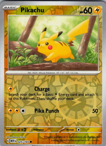 Pikachu - 025/165