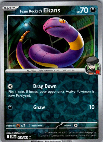Team Rocket's Ekans