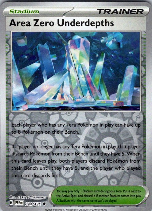 Area Zero Underdepths