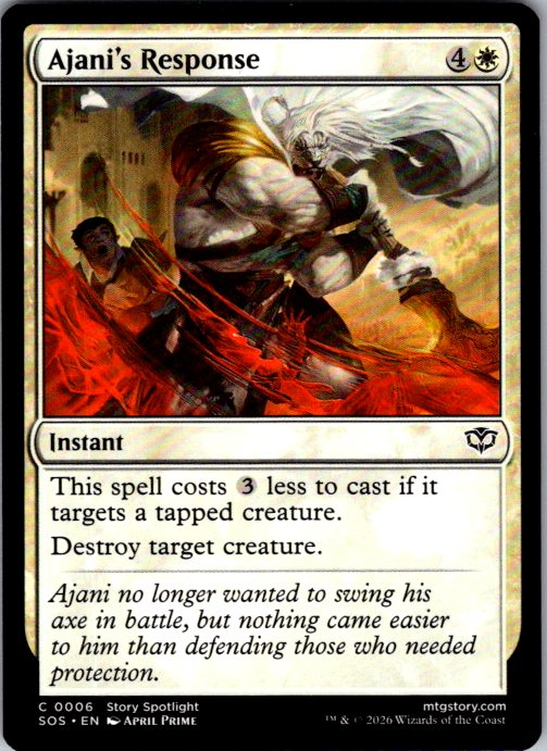 Ajani's Response