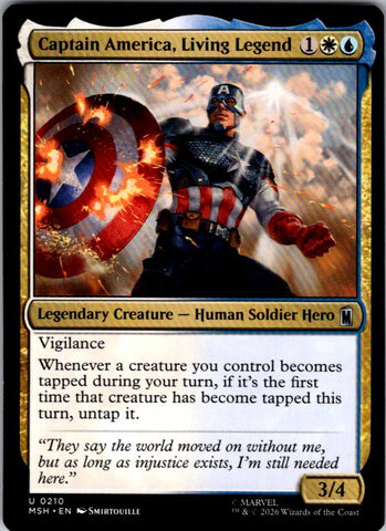 Captain America, Living Legend