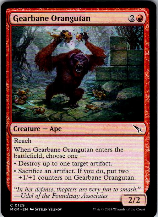 Gearbane Orangutan