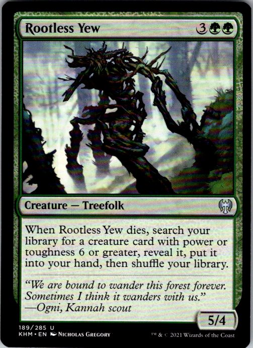 Rootless Yew