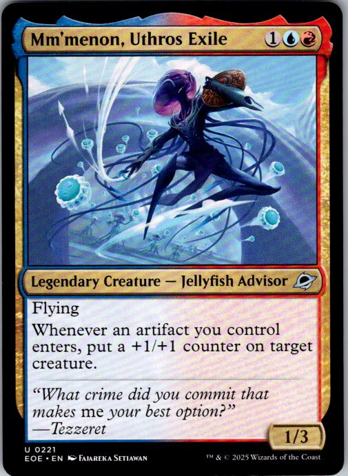 Mm'menon, Uthros Exile