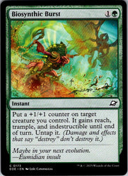 Biosynthic Burst