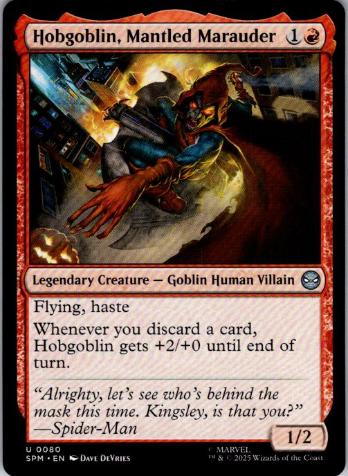Hobgoblin, Mantled Marauder