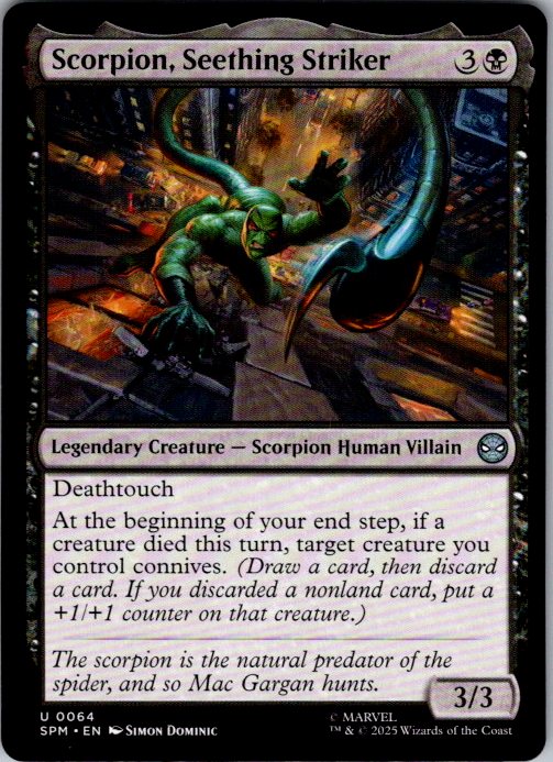 Scorpion, Seething Striker