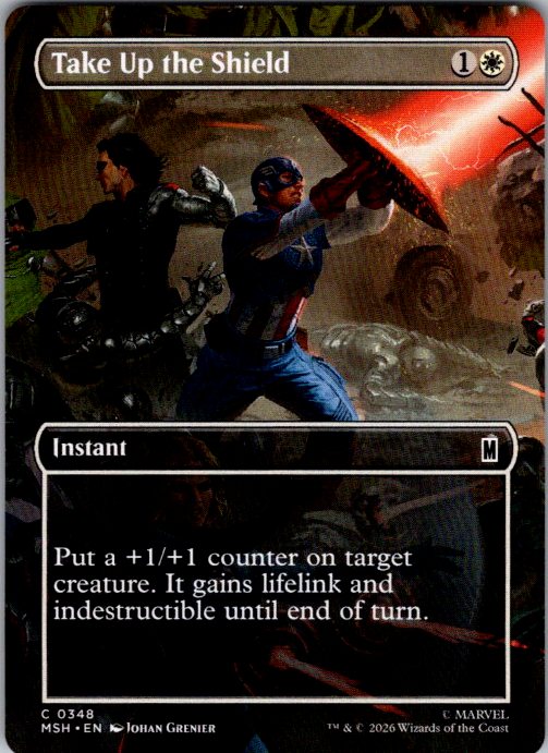 Take Up the Shield (Borderless)