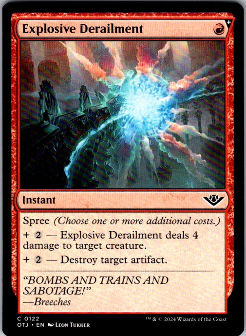 Explosive Derailment