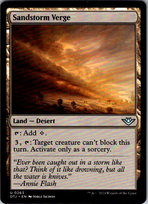 Sandstorm Verge