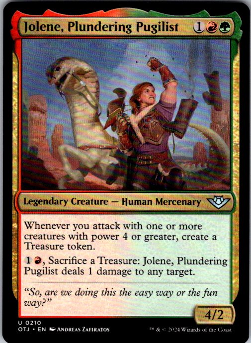Jolene, Plundering Pugilist