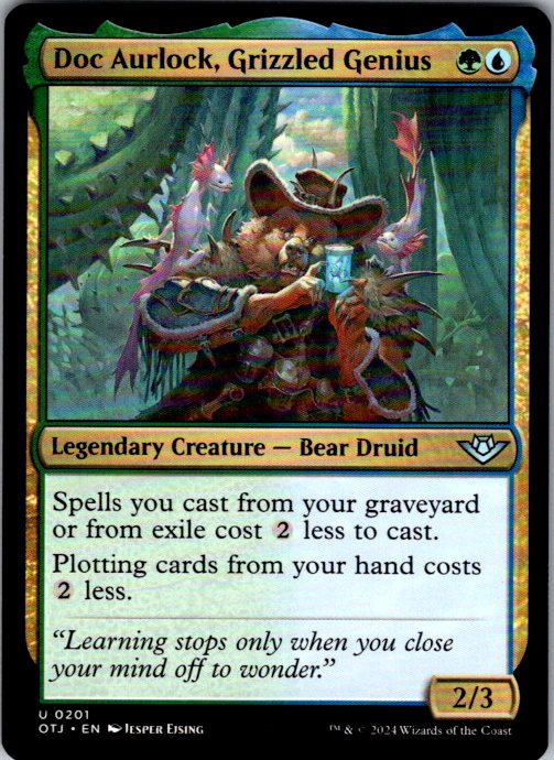 Doc Aurlock, Grizzled Genius