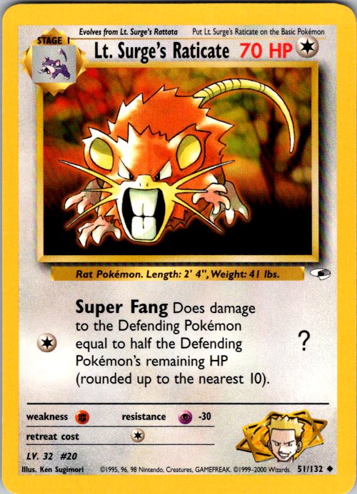 Lt. Surge's Raticate