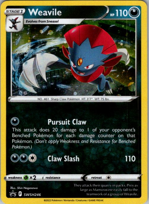 Weavile - SWSH246 (Cosmos Holo)