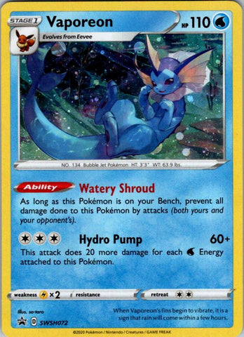 Vaporeon - SWSH072