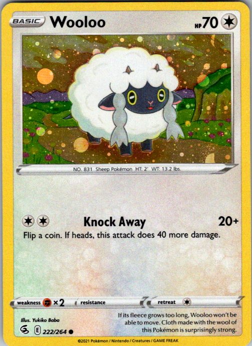 Wooloo - 222/264 (Cosmos Holo)