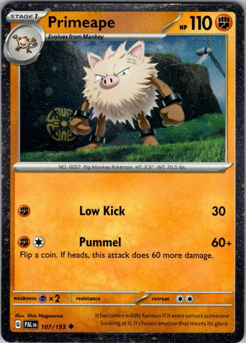 Primeape - 107/193 (Cosmos Holo)