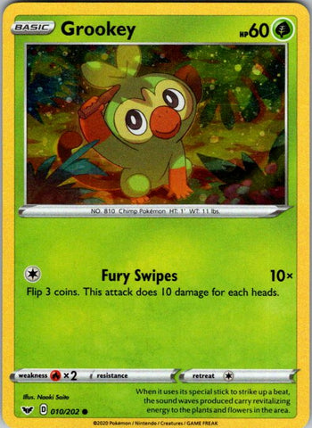 Grookey - 010/202 (Cosmos Holo)