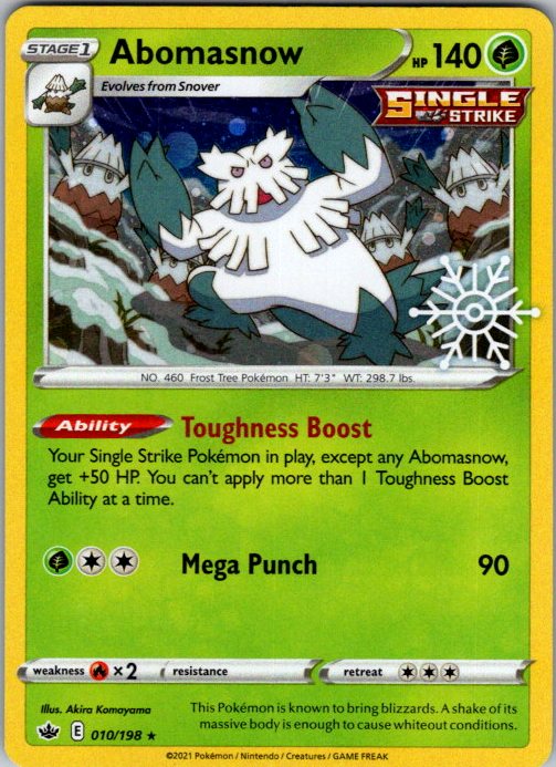Abomasnow - 010/198 (Holiday Calendar)